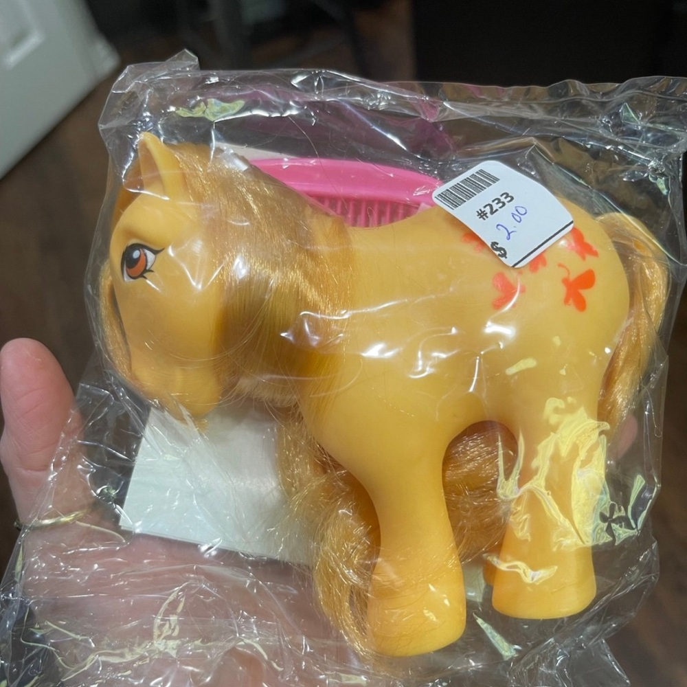 Vintage Hasbro My Little Pony Butterscotch New
1982 GI HK SEALED Mail
Order MI